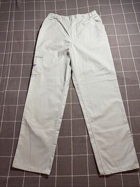 Jeep Men's Cargo Work Pants in Light Gray drawstring - Like New